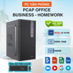 PC Văn Phòng - PCAP Office 03 ( i3 10105 - 16GB RAM - SSD 500GB - 450w)