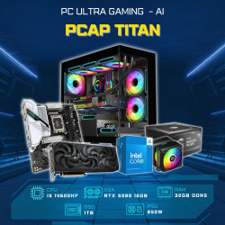 PC ULTRA GAMING AI - PCAP TITAN ( I5 14600KF - 32GB RAM - RTX 5080 - 1TB SSD)