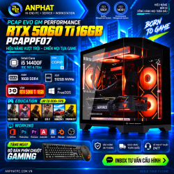 PC GAMING PCAP EVO GM PERFORMANCE RTX 5060 Ti 16GB / Intel Core  i5 14400F / RAM 16GB / SSD 512GB / FreeDOS / PCAPPF07