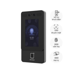 Máy chấm công nhận diện khuôn mặt, vân tay, thẻ EM HIKVISION DS-K1T342MFWX