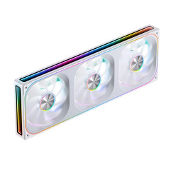 Fan case JONSBO ZA-360WR WHITE LED ARGB  REVERSE (FAN ngược) 