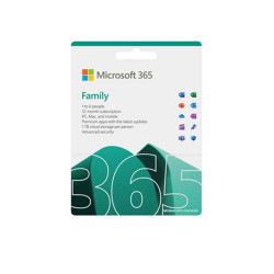 Phần mềm M365 Family English APAC Subscr 1YR Medialess (EP2-36878)	  
