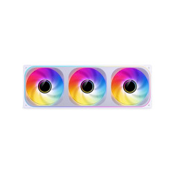 Fan case  JONSBO ZB-360W WHITE LED ARGB  (FAN xuôi)