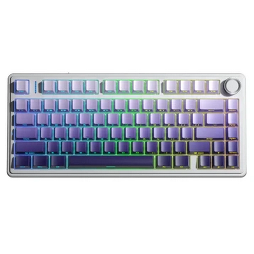 Bàn phím cơ AULA F75 White Purple Gradient Star Vector switch