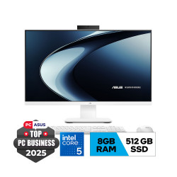 Máy tính để bàn All in one Asus V440VAK-WPC165W (Intel Core i5 13420H | 8GB | 512GB | Intel Graphic | 23.8 inch FHD | WIn 11 | Trắng)