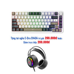 Bàn phím cơ E-DRA EK375W White Linear switch