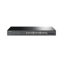 Switch TP-Link JetStream TL-SG2428P (Gigabit 1000Mbps | 28 Cổng | 4 SFP | Smart Switch | 24 cổng PoE | Vỏ Thép)
