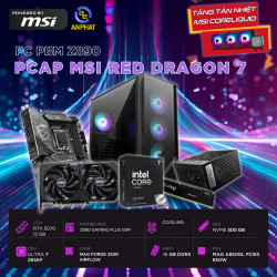 PCAP MSI RED DRAGON 7 ( ULTRA 7 265KF- RTX 5070 12GB - 16GB RAM - 500GB SSD) POWERED BY MSI