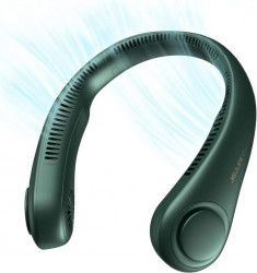 Quạt đeo cổ Jisulife NECK FAN LIFE3 FA14 4000mAh Xanh lá