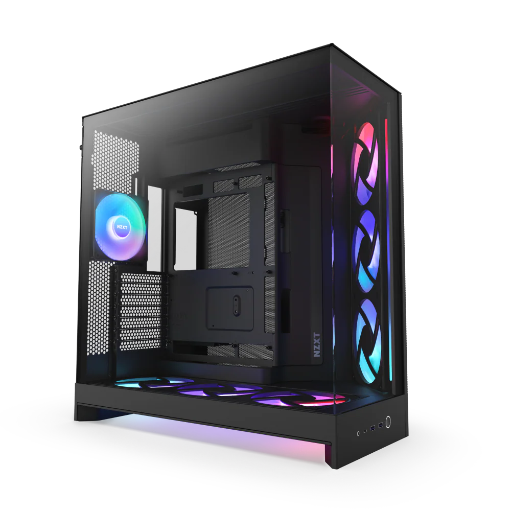 CASE NZXT H9 FLOW RGB PLUS (2025) ALL BLACK (CM-H92FB-P1)