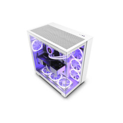 CASE NZXT H9 FLOW RGB PLUS (2025) ALL WHITE (CM-H92FB-P1)