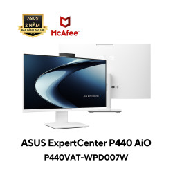 Máy tính để bàn All in one Asus P440VAT-WPD007W (Intel Core i5-13420H | 16GB | 512GB | Intel UHD | 23.8 inch FHD 75Hz | Cảm ứng | Win 11 | Trắng)