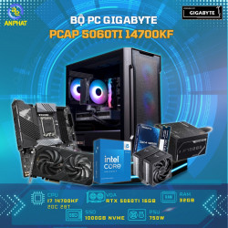 BỘ MÁY TÍNH GIGABYTE RTX5060 TI 16GB - PCAP Live E-sports i7 14700KF, RAM 32GB, SSD 1TB 