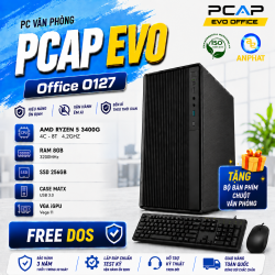 PC Văn Phòng PCAP EVO Office O127 / AMD Ryzen 5 3400G / RAM 8GB / SSD 256GB / Free DOS