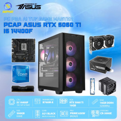 PCAP ASUS RTX 5060Ti 16GB AI TUF Game Master (i5 14400F - 16GB RAM - 500GB SSD) - Powered by ASUS 