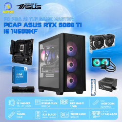 PCAP ASUS RTX 5060Ti 16GB AI TUF Game Master (i5 14600KF - 16GB RAM - 500GB SSD- WC) - Powered by ASUS 