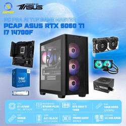 PCAP ASUS RTX 5060Ti 16GB AI TUF Game Master (i7 14700F - 16GB RAM DDR5 - 500GB SSD- WC) - Powered by ASUS 