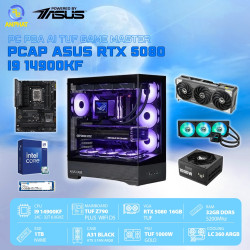 PCAP ASUS RTX 5080 16GB AI TUF Game Master (i9 14900KF - 32GB RAM DDR5 - 1TB SSD- WC) - Powered by ASUS 