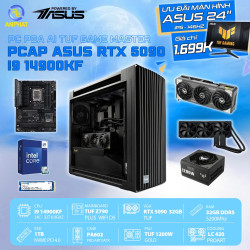 PCAP ASUS RTX 5090 32GB AI TUF Game Master ( i9 14900KF - 32GB RAM DDR5 - 1TB SSD- WC) - Powered by ASUS