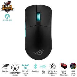 Chuột Asus ROG Harpe Ace Aim Lab Wireless Black