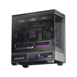 Vỏ case Thermalright TL-M10 Vision Black  ( M-ATX có màn hình 9.2 inch)