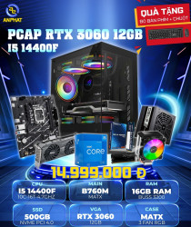 PCAP ULTRA GAMING RTX 3060 12GB ( i5 14400F- 16GB RAM - 500GB SSD)