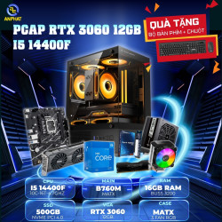 PCAP ULTRA GAMING RTX 3060 12GB ( i5 14400F- 16GB RAM - 500GB SSD)