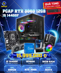 PCAP ULTRA GAMING RTX 3060 12GB ( i5 14400F- 16GB RAM - 500GB SSD)