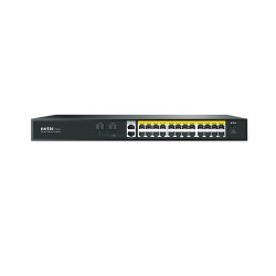 Switch 24 port PoE + 2 Uplinks + 3 SFP chuyên dụng cho CCTV Netis P124GH