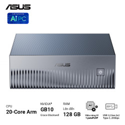 Bộ Mini PC AI Asus Ascent GX10 (Nvidia GB10 | 128 GB RAM |1TB M.2 NVMe SSD)