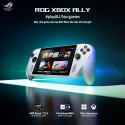 Máy chơi game ASUS ROG Xbox Ally RC73YA-NH002W 90NV00G1-M002N0 (AMD Ryzen Z2 A Processor | 16GB | 512GB | AMD Radeon Graphics | 7 inch FHD | Windows 11 Home | Trắng)