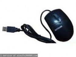 Chuột máy tính Mitsumi  USB nhỏ  (màu đen)