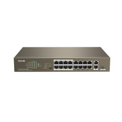 Switch PoE 10/100Mbps Tenda TEF1118P-16-150W