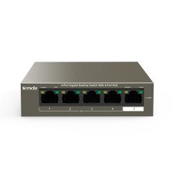 Switch PoE 10/100/1000Mbps Tenda TEG1105P-4-63W