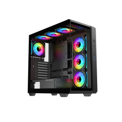 Vỏ máy tính KENOO ESPORT FK810 - Màu Đen