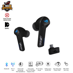 Tai nghe Asus ROG Cetra True Wireless SpeedNova Black