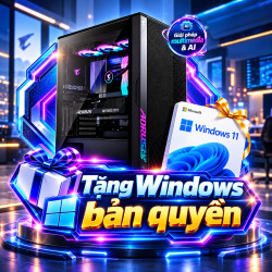 PCAP GIGABYTE AI TOP 100 Z890 AT1I9N9-0005 (100 Z890 | Ultra 9 285K | 128GD5 | 320GBSSD1-AI/2TBSSD2 | WF7/BT | 32G_RTX 5090 | ĐEN)