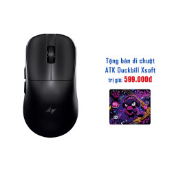 Chuột ATK Duckbill Black (Dongle 8k phiên bản mới)