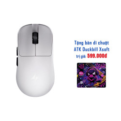 Chuột ATK Duckbill White (Dongle 8k phiên bản mới)