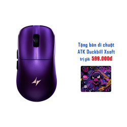 Chuột ATK Duckbill Purple (Dongle 8k phiên bản mới)