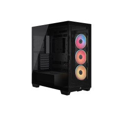 Vỏ máy tính Corsair 3500X LX-R RGB iCUE LINK Tempered Glass Mid-Tower, Black - CC-9011324-WW