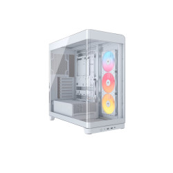 Vỏ máy tính Corsair FRAME 4500X RS-R ARGB Panoramic, White - CC-9011315-WW