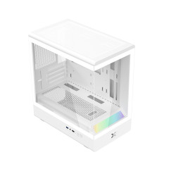 Vỏ Case XIGMATEK - PURA MS ARCTIC (EN48494) - PREMIUM GAMING M-ATX, ARGB LIGHTING BAR