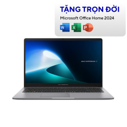 Laptop ASUS ExpertBook P1503CVA-I516-63WS (Intel Core i5-13420H | Intel UHD | 15.6 inch FHD | 16GB | 512GB | Win 11 | Office | Xám)