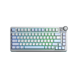 Bàn phím cơ AULA  AU75 Sea Blue 3 Mode Star Vector Switch