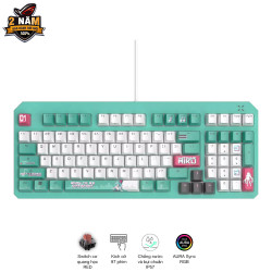 Bàn phím cơ Asus TUF K3 Gen II Hatsune Miku Edition