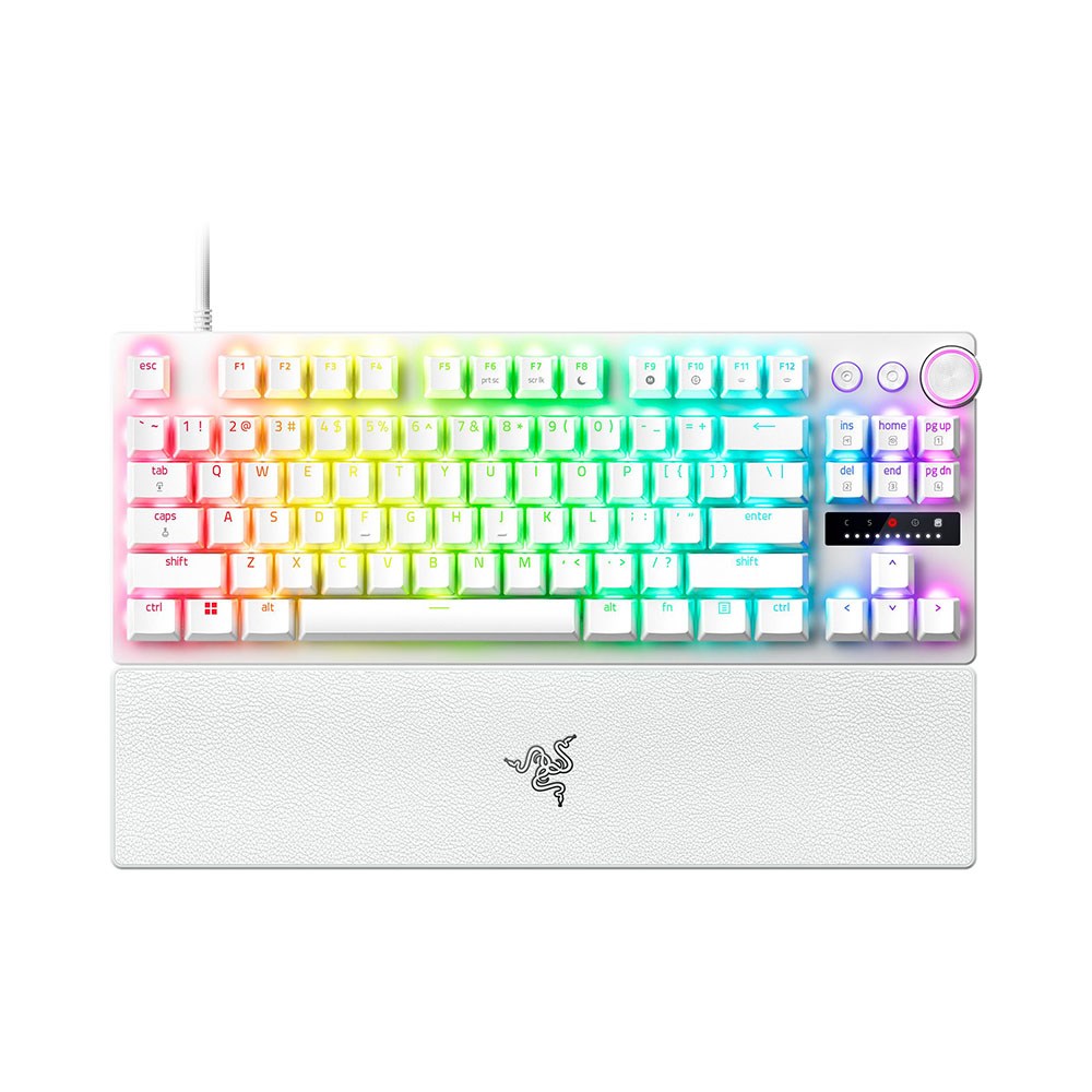 Bàn phím cơ Razer Huntsman V3 Pro TKL 8KHz White Analog Optical switch