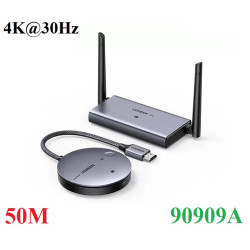 Bộ chuyển đổi HDMI có chipset trình chiếu qua mạng gồm bộ truyền,nhận Ugreen (90909A)