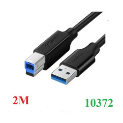 Cáp dữ liệu USB 3.0 cho máy in truyền dữ liệutừ máy tính ra máy in dài 2m Ugreen (10372)