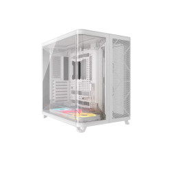 Vỏ máy tính Corsair AIR 5400 LX-R RGB iCUE LINK Tempered Glass Mid-Tower, White CC-9011321-WW